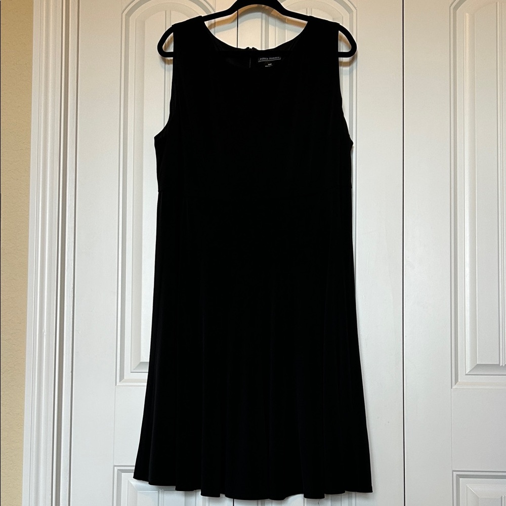 Jessica Howard Black Sleeveless A-Line Dress 20W